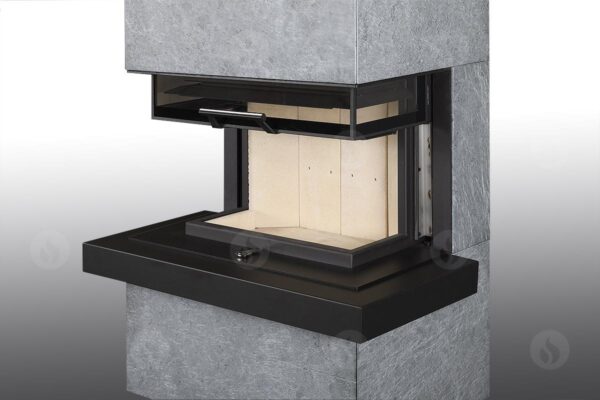 CARA C 02 kámen - designový akumulační krb s výsuvnými dvířky - Image 8