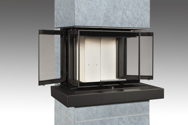 CARA CS 02 kámen - designový akumulační krb s výsuvnými dvířky - Image 5