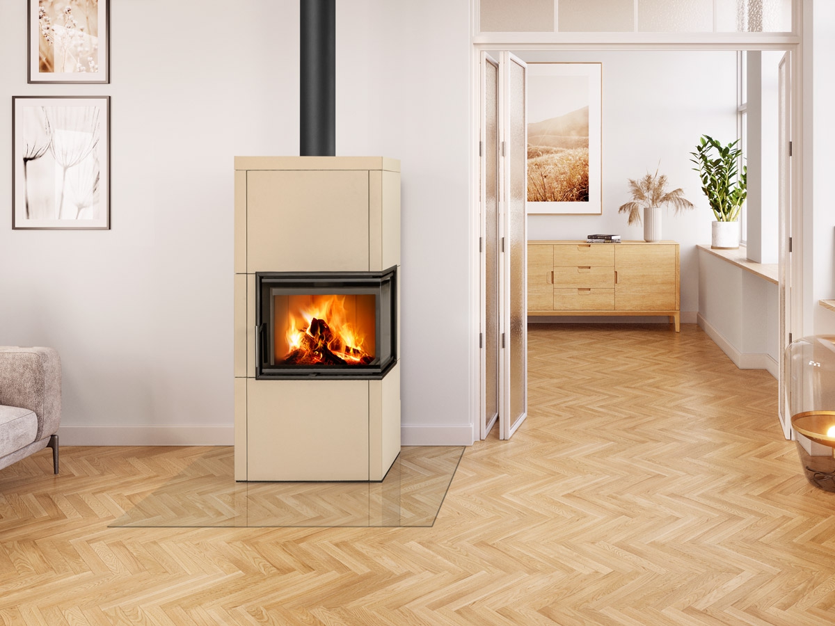 HELIA R keramika - kachlový krb - Obrázek 2