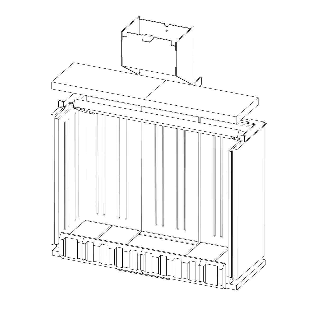 SPALOVACÍ KOMORA I2H TOP02 natur