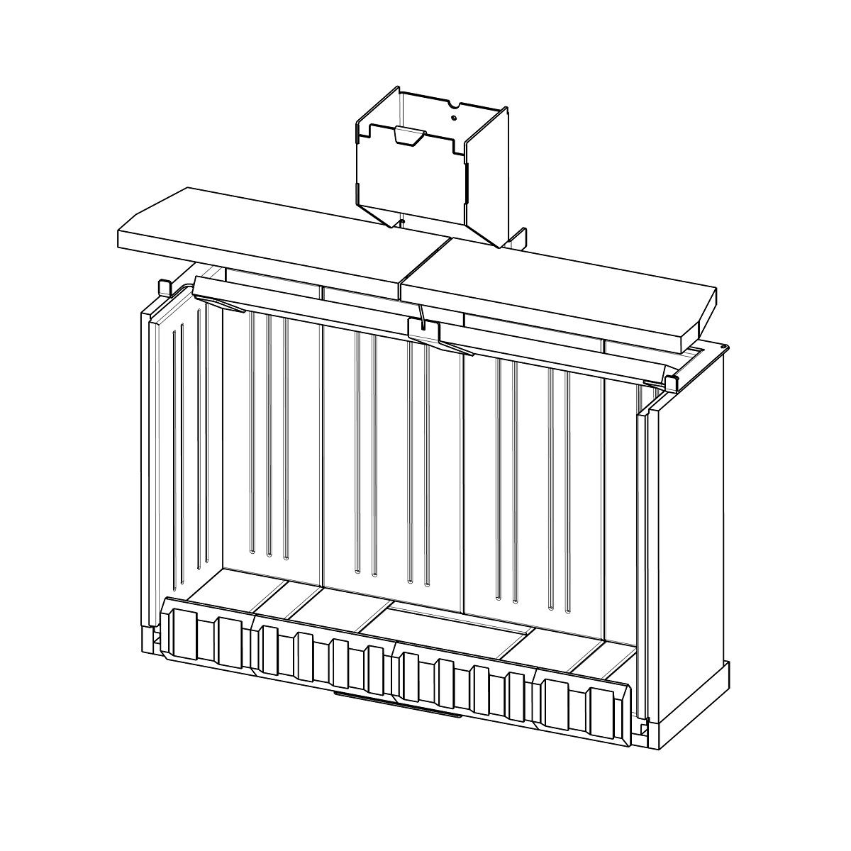 SPALOVACÍ KOMORA I2LJ TOP01 černá