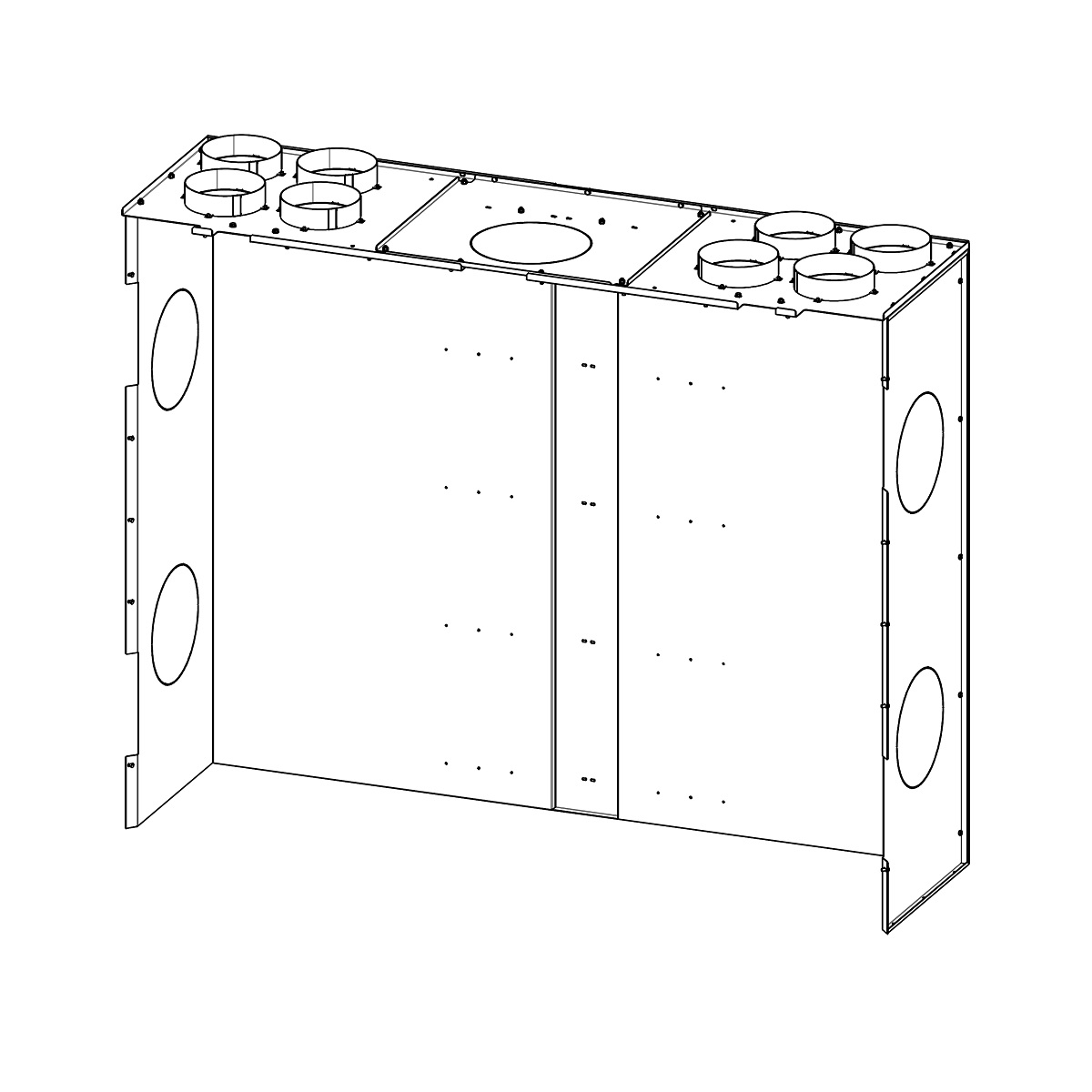 KONVEKČNÍ OPLÁŠTĚNÍ pro krbovou vložku IMPRESSION 2G L 118.60.01