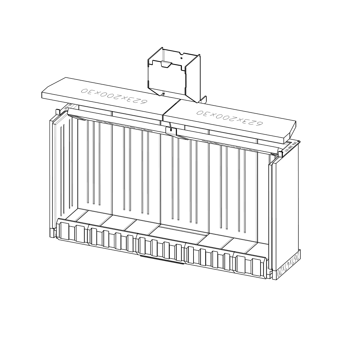 SPALOVACÍ KOMORA I2LL TOP01 černá