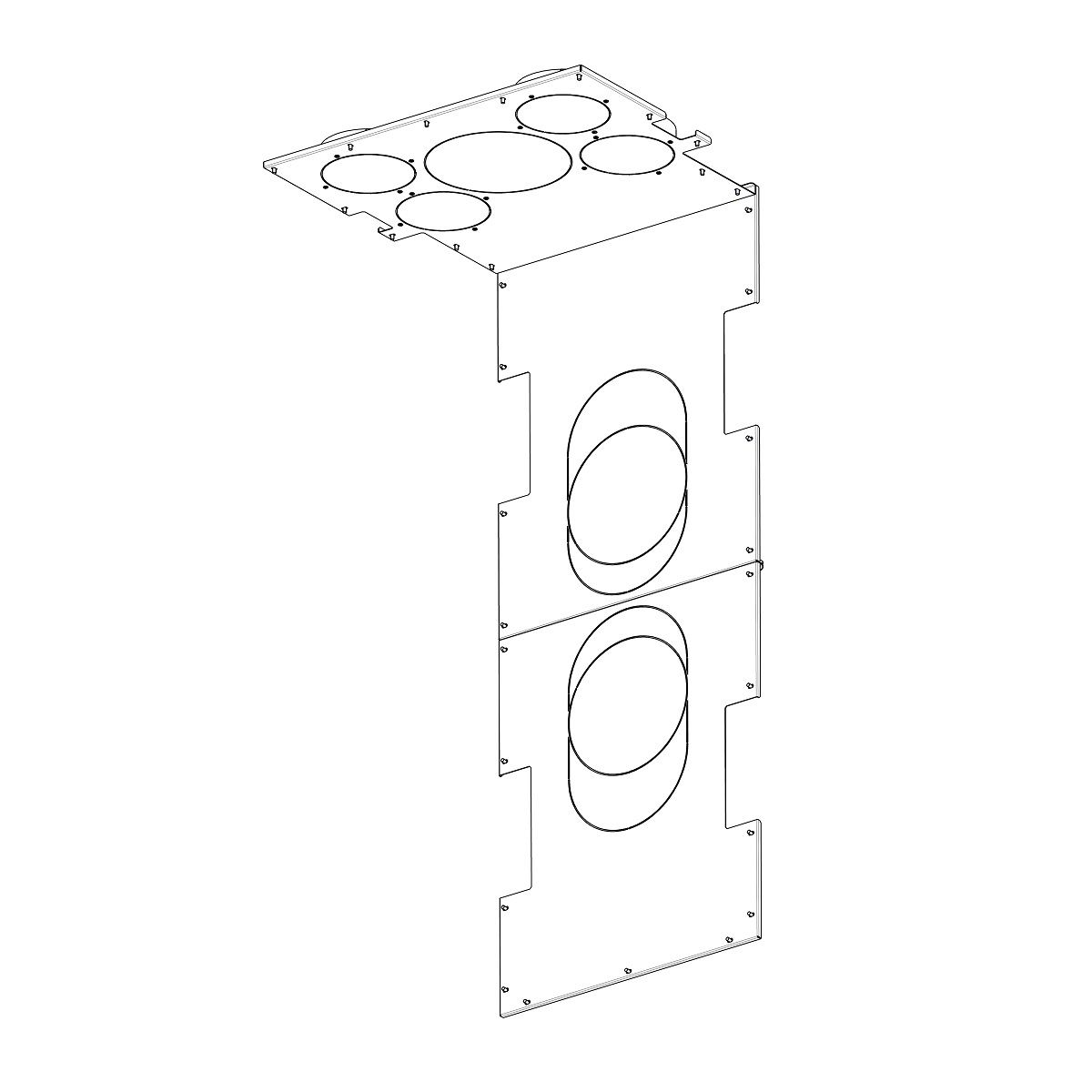 KONVEKČNÍ OPLÁŠTĚNÍ pro krbovou vložku IMPRESSION C 2G L 67.61.34.21
