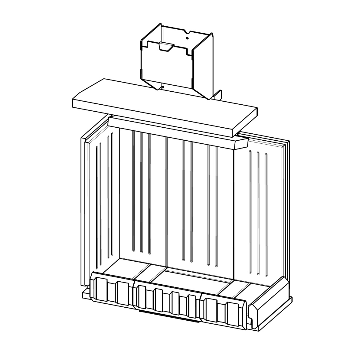SPALOVACÍ KOMORA IR2LG TOP02 natur