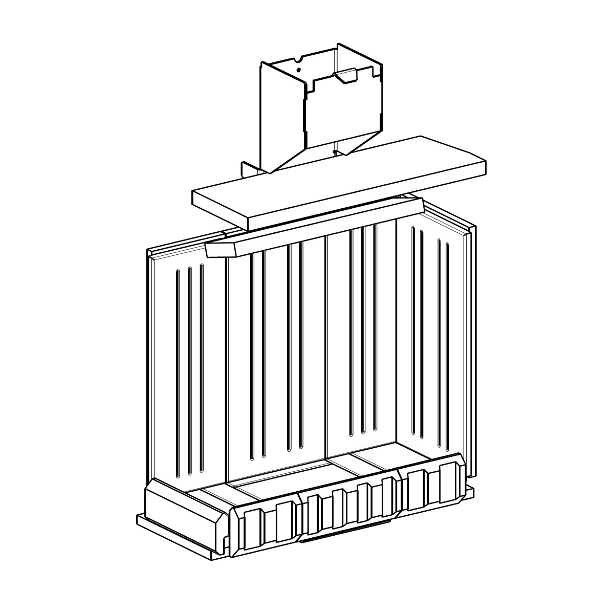 SPALOVACÍ KOMORA IR2LG TOP02 natur - Obrázek 2