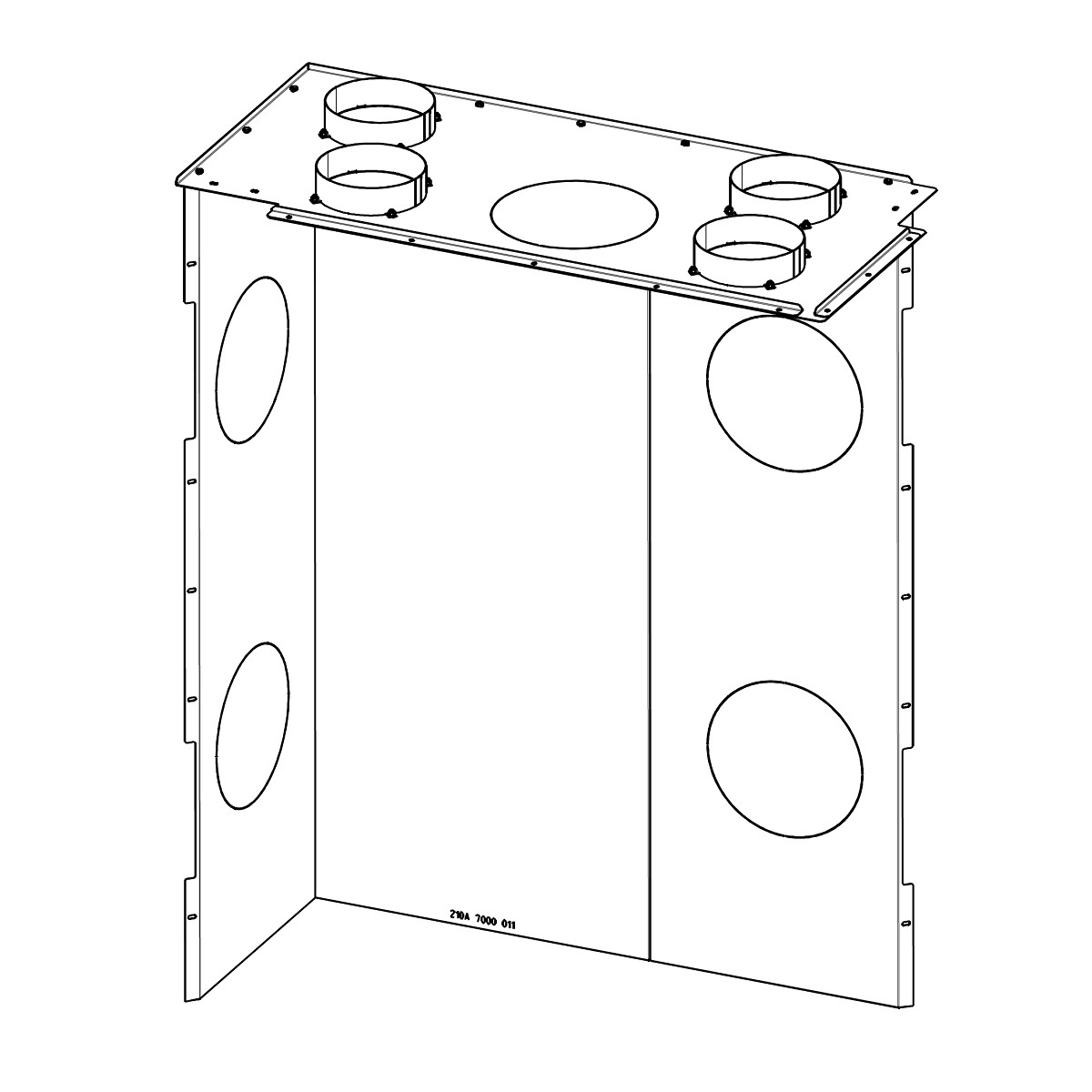 KONVEKČNÍ OPLÁŠTĚNÍ pro krbové vložky IMPRESSION R/L 2g L 83.60.34.21