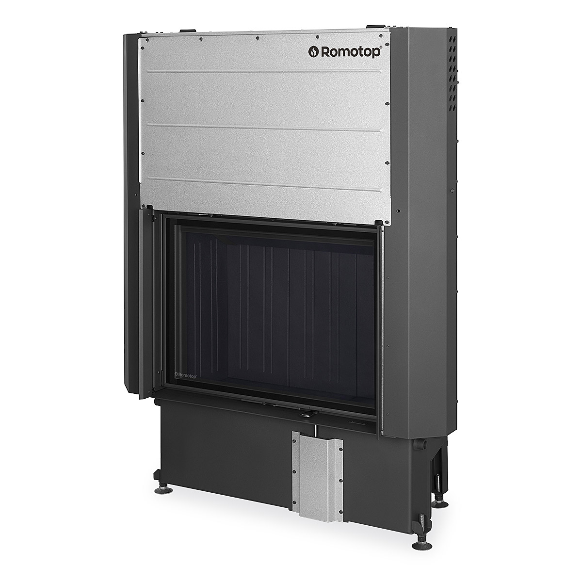 IMPRESSION 2g L 80.60.01 - krbová vložka s výsuvnými dvířky a dvojitým prosklením - Obrázek 2