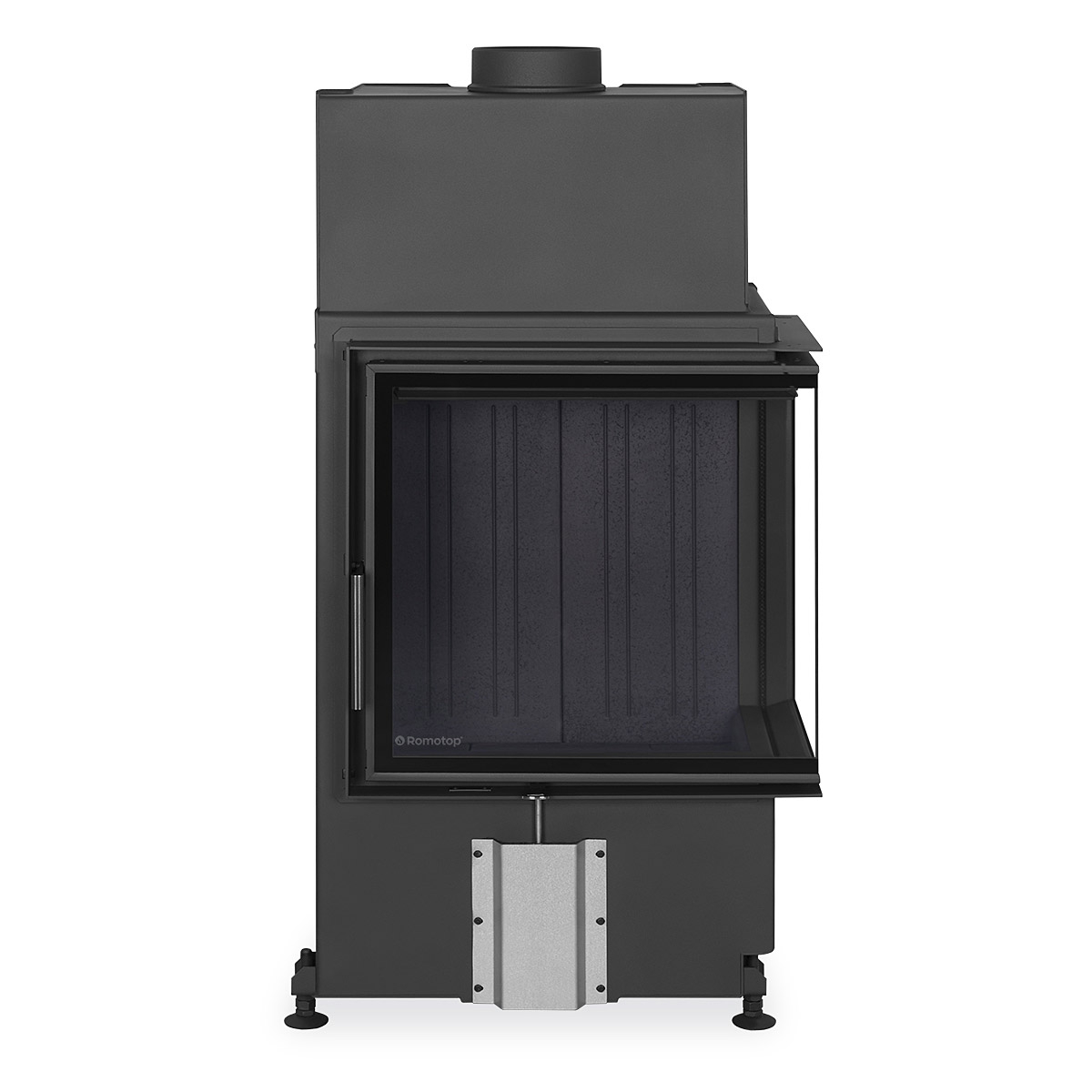 IMPRESSION R/L 2g S 58.60.34.21 - rohová krbová vložka s děleným sklem - Obrázek 4