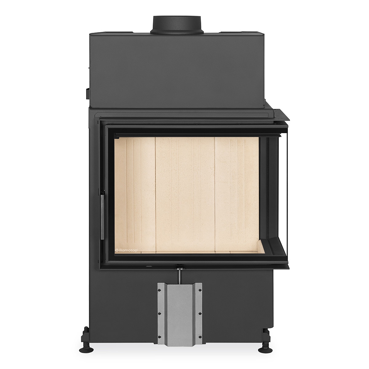 IMPRESSION R/L 2g S 71.60.34.21 - rohová krbová vložka s děleným sklem - Obrázek 6