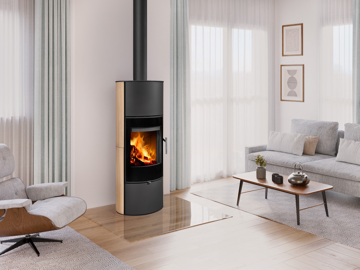 LAREDO 04 AKUM pískovec - akumulační krbová kamna - Obrázek 2