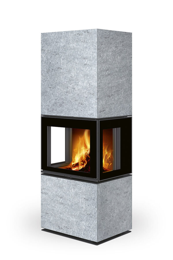 LERA C GH kámen - designový akumulační krb