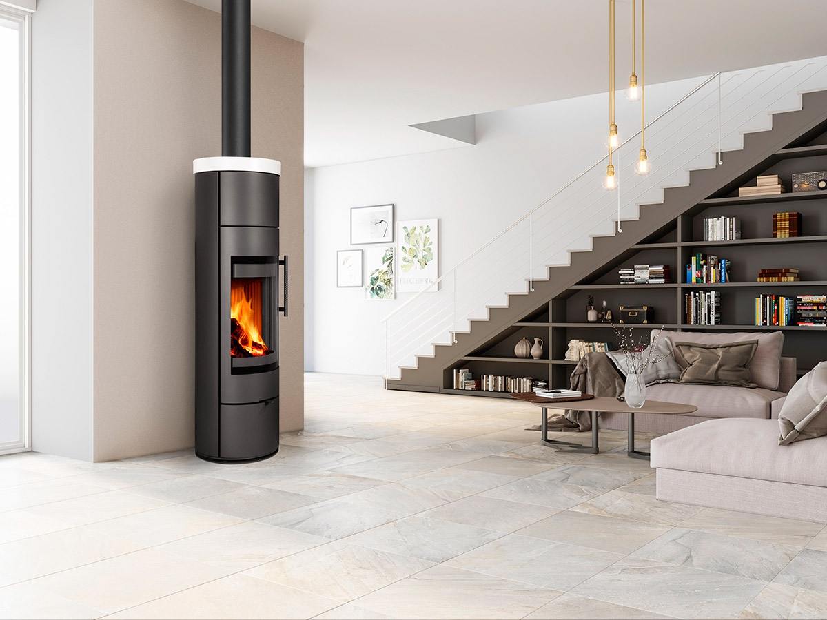 LUANCO N 01 AKUM keramika - akumulační krbová kamna - Obrázek 2