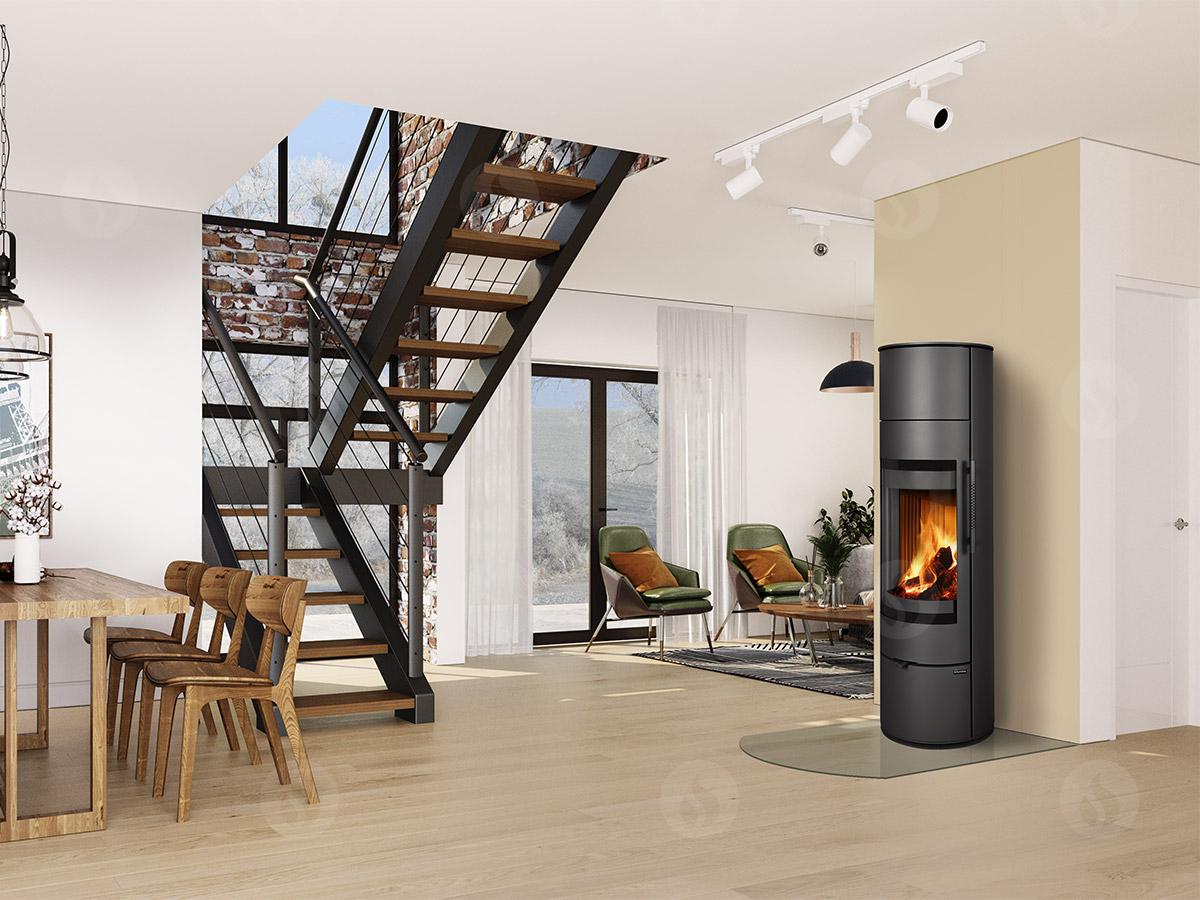 LUANCO N 03 AKUM plech - akumulační krbová kamna - Obrázek 2