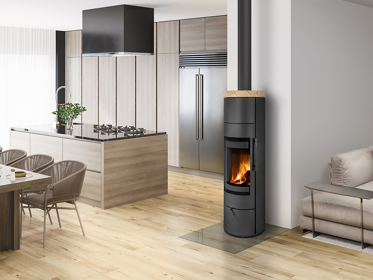 LUANCO N 04 AKUM pískovec - akumulační krbová kamna - Obrázek 2